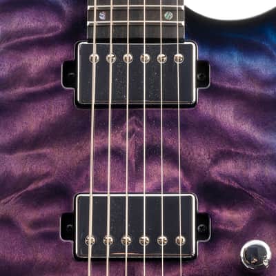 Mayones Aquila Elite S 6 Transparent Dirty Purple Blue Burst (483) image 11