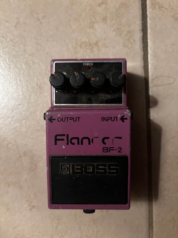 Boss BF-2 Flanger (Black Label) 1980 - 1984 - Purple image 1