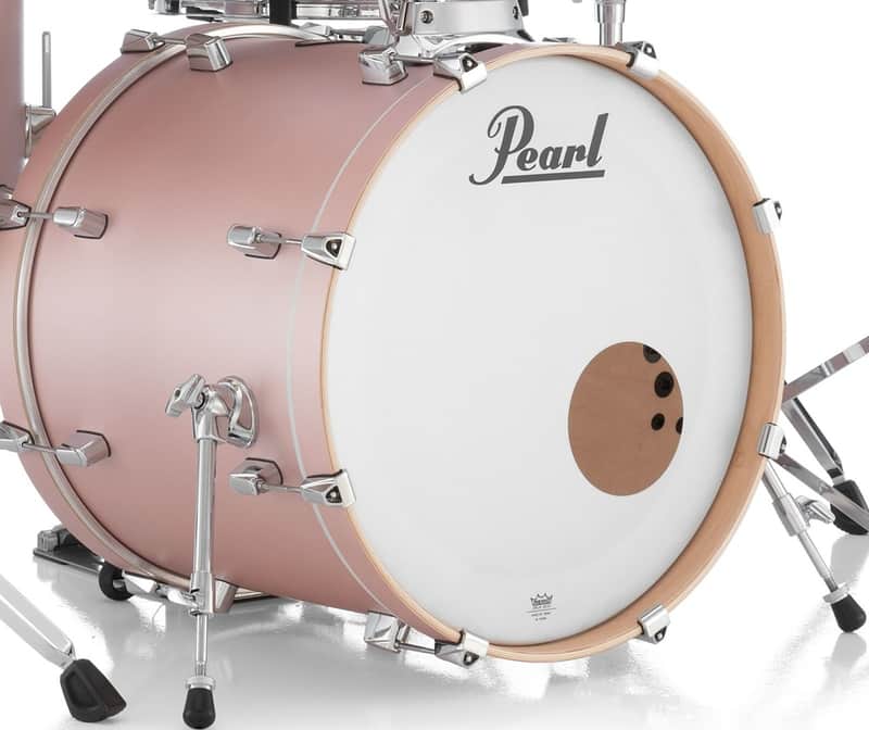 Pearl Decade Maple 22x18" Bass Drum Rose Mirage Lacquer #849 w/BB-300 Tom Bracket | NEW | Authorized Dealer image 1