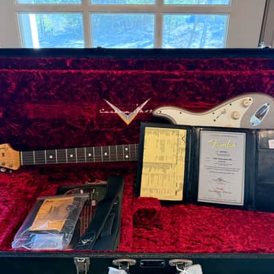 Fender Custom Shop 1965 Stratocaster Shoreline Gold over Lake Placid Blue 2022 - Shoreline Gold over Lake Placid Blue image 21