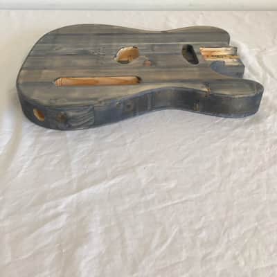 Electric Guitar Body - Tele Style - Black Dye - 034 image 6