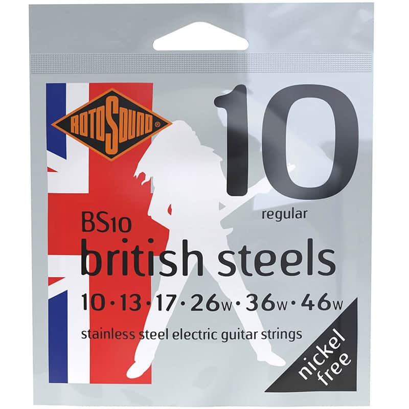 Rotosound Electric Guitar String Set Stainless Steel 10-46 BS10 image 1