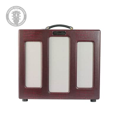 New Magnatone Limited Edition Varsity Reverb 1x12 Combo Cathedral Burgundy #008866 image 1