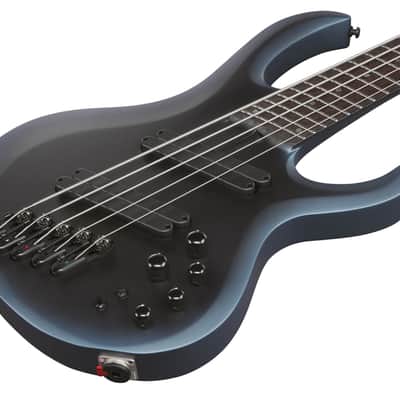 Ibanez 1B-BTB605MSMA Bass Workshop BTB Electric Bass 5-String Multi Scale - Midnight Arctic Ocean Matte + Case – B-Stock image 9