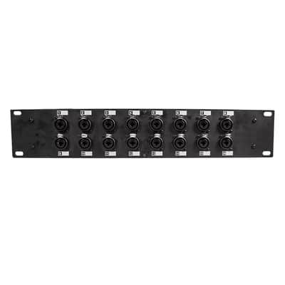 16 Channel Xlr Trs Combo Splitter Snake Cable Two 15' Xlr Trunks - Rack Mounts image 2