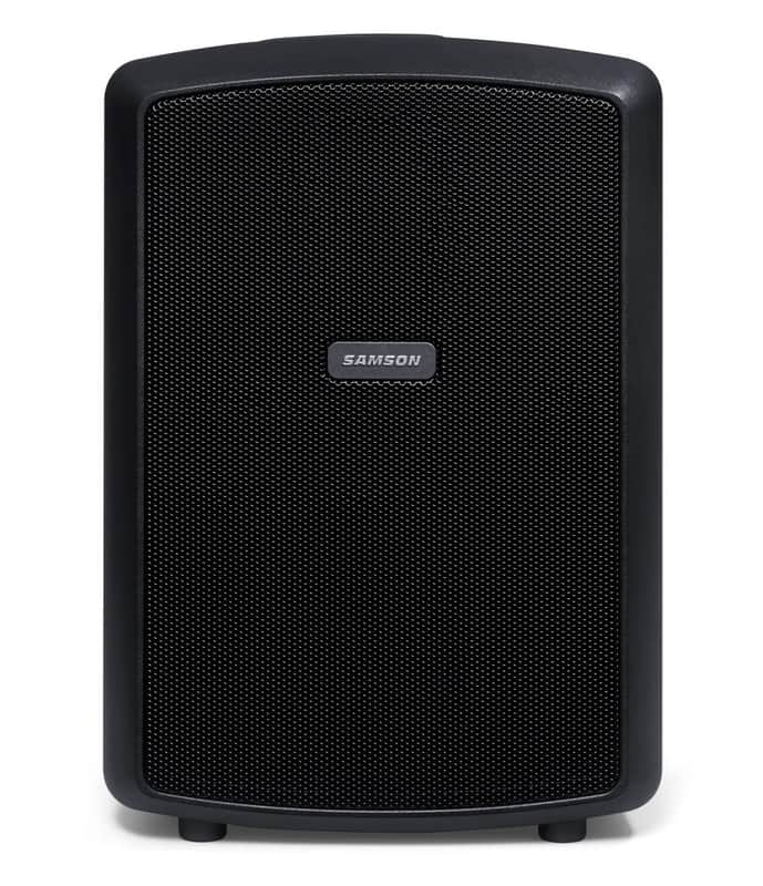 Samson Expedition Explor with Handheld Wireless Portable PA. 200 watts 3-way 8" Woofer 3.5" Midrange 2x1" Tweeter Bluetooth (rechargeable battery) image 1