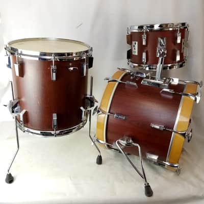 Sonor 18,12,14 Phonic Mahogany Drum Set Vintage 70s XK984 Germany Beech Jazz/Bop image 4