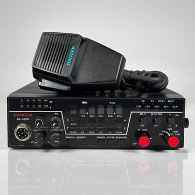 Vintage Ranger AR-3500 10-Meter Ham Radio Transceiver & Mic