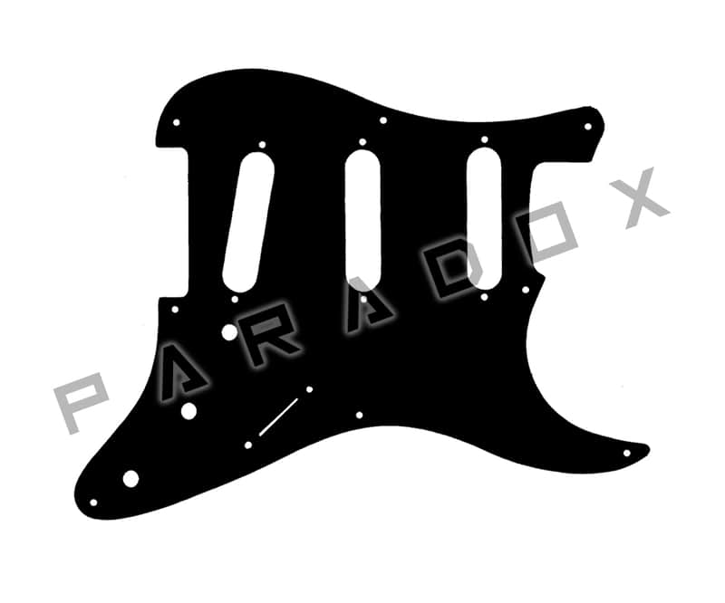 Custom Pickguard For 1994 Made in America Peavey Predator - Solid Black Thin .060" image 1