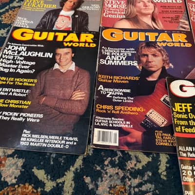 21 Guitar World Magazine 1981-1986 image 6