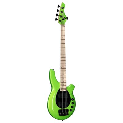 Ernie Ball Music Man Bongo 5HH 5-String Electric Bass, Mantis Green image 2