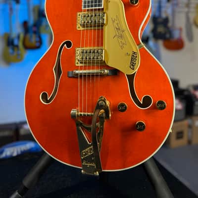 USED Gretsch G6120T Chet Atkins - Orange Stain, w Gretsch Case, Free Ship, Clean image 7