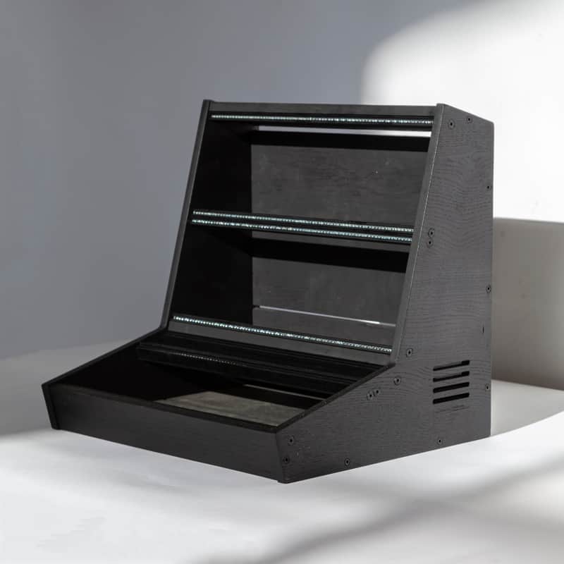 2 Many Synths - 10U 74HP Eurorack case in BLACK 2025 - Black coloured linseed oil image 1