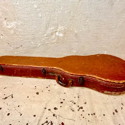 1950's Gibson Les Paul Guitar Case Brown-Pink Lifton 4 Latch Flat Top ~1952-1954 image 7