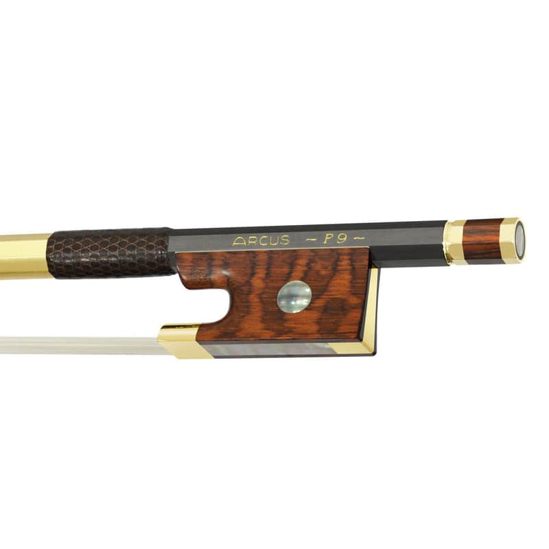 Arcus Violin; Viola or Cello Bow, P9, Gold, Round image 1