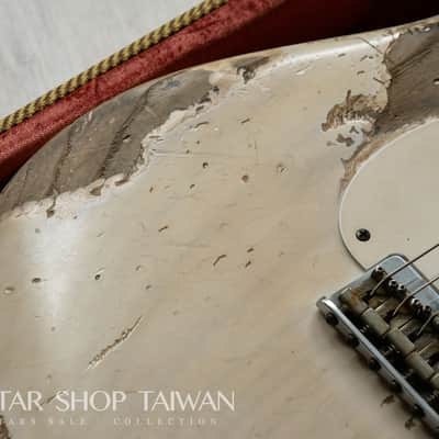 Fender Custom Shop John Cruz 1955 Hardtail Stratocaster Heavy Relic-White Blonde image 7