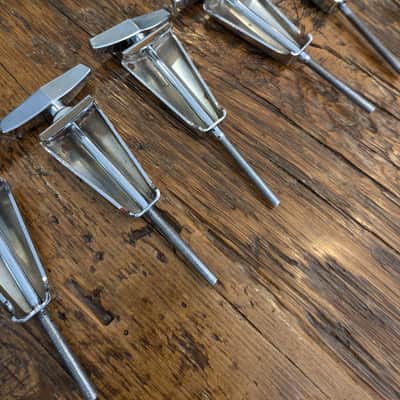 Pearl Bass Drum Tension Rods and Claws (x8) 1990s image 10