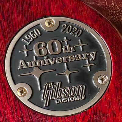 Gibson Les Paul Standard R0 1960 V2 60th Anniversary ARTIST OWNED by THE DARKNESS Dan & Justin Hawkins Orange Lemon Burst R9 59 60 Historic Custom Shop Reissue 1959 Transition Model image 14