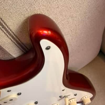 Fender Vintage Hot Rod '57 Stratocaster 2007 - 2013 - Candy Apple Red image 12