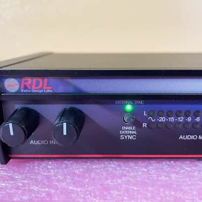 RDL HR‑ADC1 Analog to Digital Audio Converter • Pro Studio A/D • Metering & Sync image 3