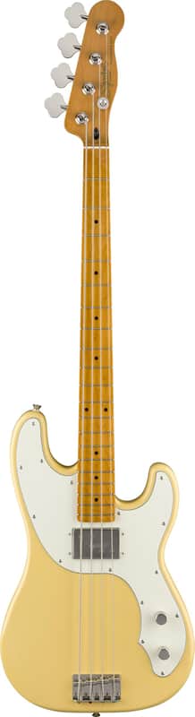 Classic Vibe Telecaster Bass, Maple Fingerboard, Parchment Pickguard, Vintage White image 1