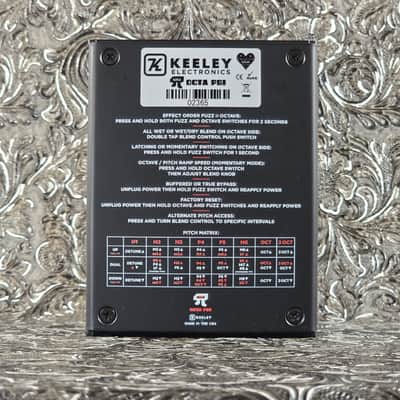 Keeley Octa Psi Transfigurating Fuzz Pedal image 5
