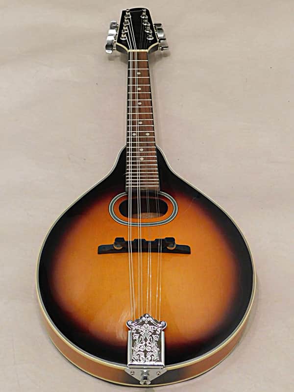 Savannah SA-110 Oval Hole Acoustic A Style Mandolin Natural image 1