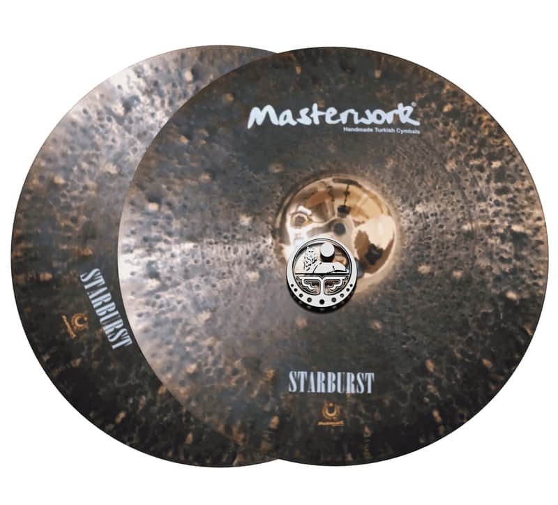 Masterwork Cymbals 14" Starburst Hi-Hat Paper Thin image 1