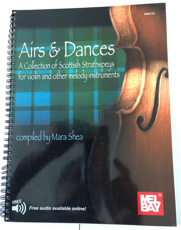 Airs & Dances A Collection of Scottish Strathspeys Violin Sheet Music Song Book image 1