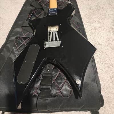 BC Rich Warlock Platinum series Black Guitar B.C. Made in Korea Widow Headstock image 4