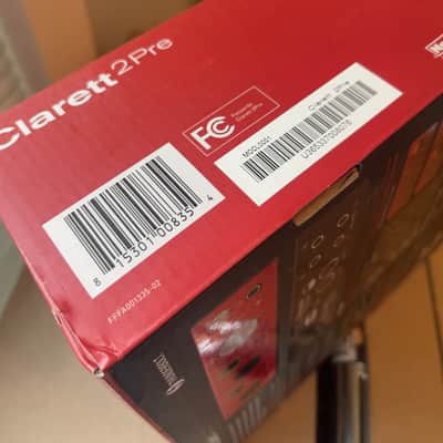 Focusrite Clarett 2Pre Thunderbolt Audio Interface 2010s - Red image 2
