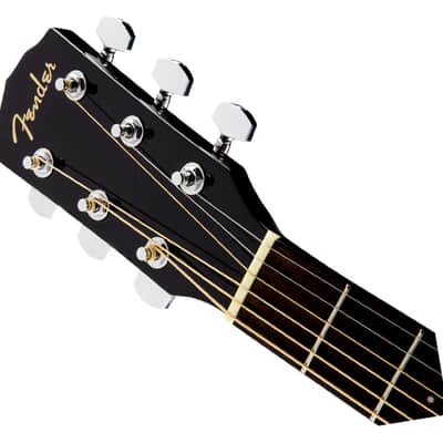 Used Fender CD-60SCE Dreadnought - Black w/ Walnut Fingerboard image 4