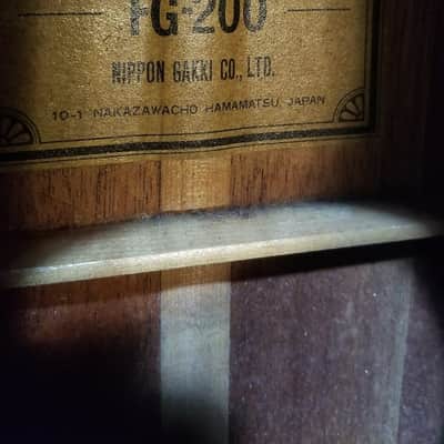 Yamaha Nippon Gakki FG200 image 3