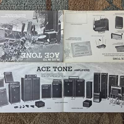 Vintage 1960's Ace Tone Amplifier Catalog! Rare, Original Case Candy! image 3