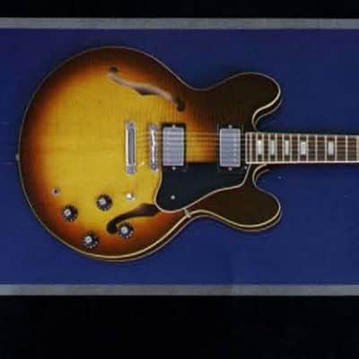 Rare 1979 Stone logo Fernandes FSA-60 Brown SB ES-335 Semi Hollow