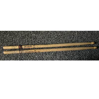 Rush Roll The Bones Tour Played Drum Sticks  With Signed Photo Lee Lifeson Peart image 6
