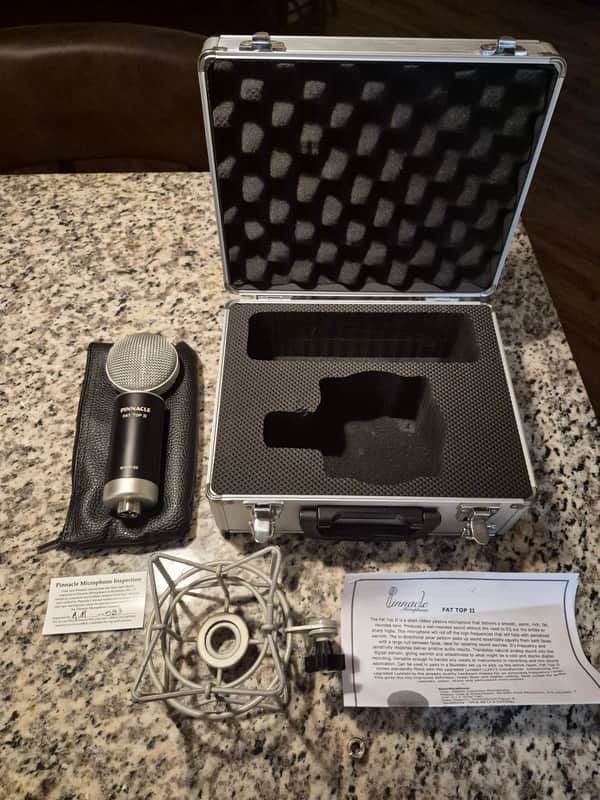 Fat Top II Black Ribbon Microphone w/Lundahl Transformer image 1
