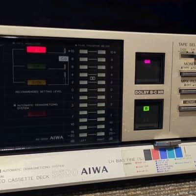 VINTAGE AIWA 3 HEAD TAPE DECK CASSETTE PLAYER/RECORDER/MADE IN JAPAN image 11