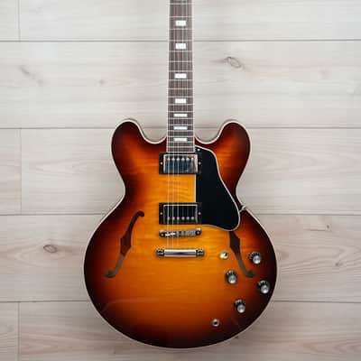 Gibson ES-335 Figured Semi-hollowbody Electric Guitar - Iced Tea #229 image 2