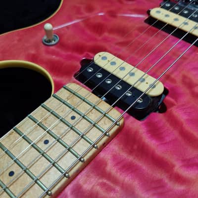 Ernie Ball MUSICMAN Eddie Van Halen Signature 1992 - Trans Pink / EVH image 4