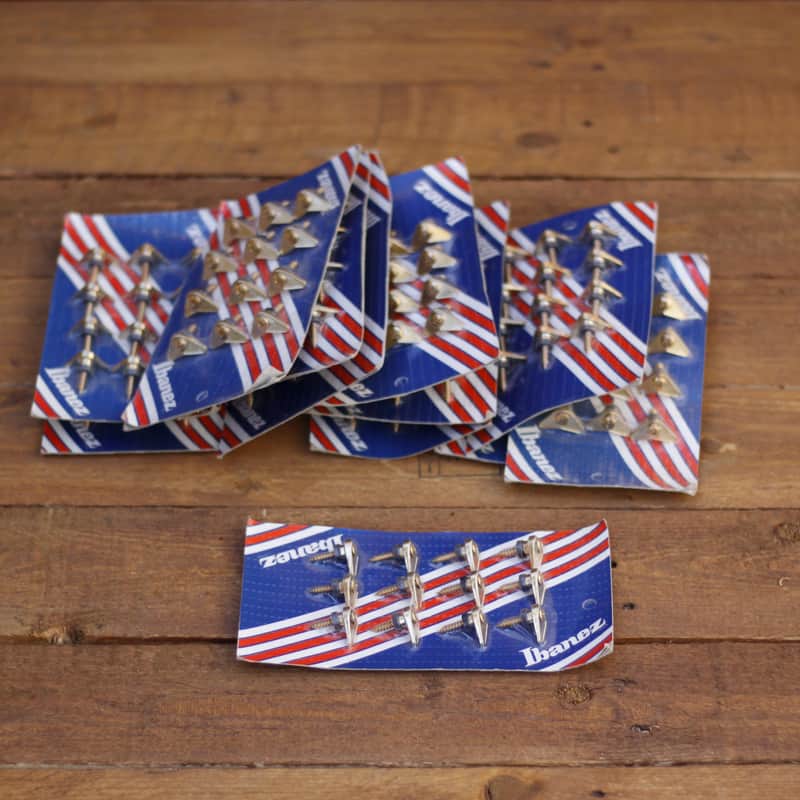 Ibanez V Wing Strap Buttons 1980's - Gold image 1