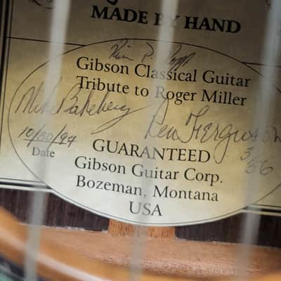 Gibson / Ramírez (reverse engineered) by GIBSON Custom Shop Guitar only 3 made. image 5