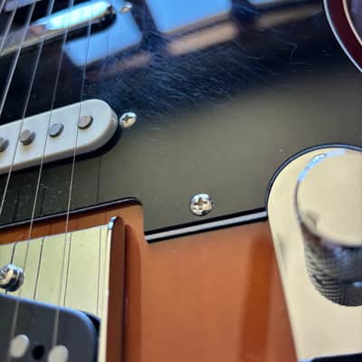 Squier Paranormal Custom Nashville Stratocaster with Laurel Fretboard 2023 - Present - Chocolate 2-Color Sunburst image 6