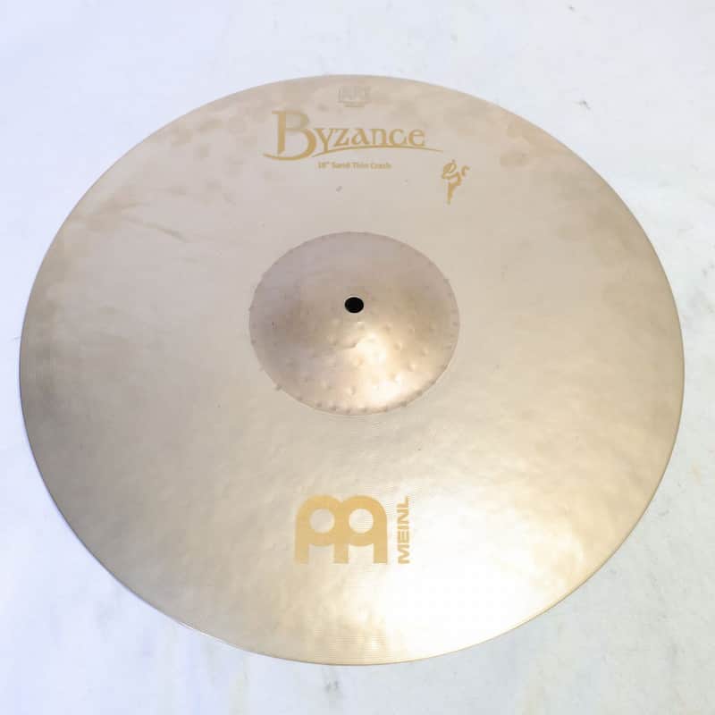 MEINL B18SATC Byzance Vintage Sand Thin Crash 18-inch Benny Greb Signature Crash Cymbal (09/07) image 1