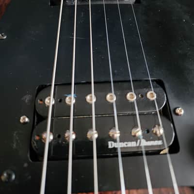 1981 Ibanez Blazer  string thru Brown with gigbag image 9
