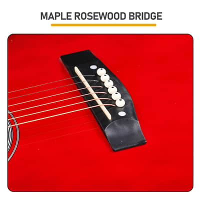 🎸Acoustic Guitar +Soft Case/Gig Bag +Tuner +Strap +Picks!🎸 image 3
