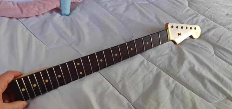 Musikraft Stratocaster Replacement Neck - Thin Satin Nitro for Fender Strat Body or Warmoth Body image 1