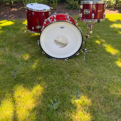 Rogers Holiday/Powertone 1960s - Red Sparkle image 1