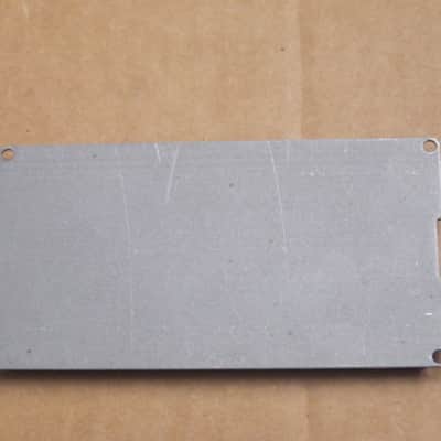 used genuine Boss Blue Label Japan Bottom Plate MISSING Serial Number (from 1990) - center area of back edge has cut out for power jack (was originally from a DD-3 pedal) NO pedal / NO other items / NO screws image 15