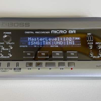 Boss Micro BR Digital Recorder M-BR w/ PSA-120S Power Supply image 2